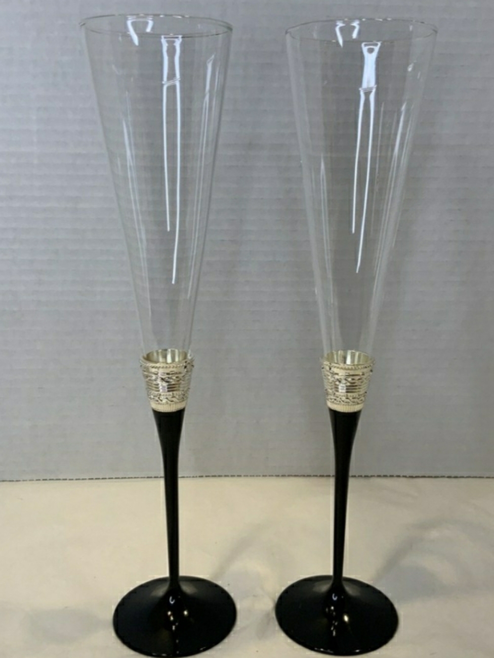 Vera Wang Wedgwood With Love Toasting Flutes Pair Wedding Anniversary
